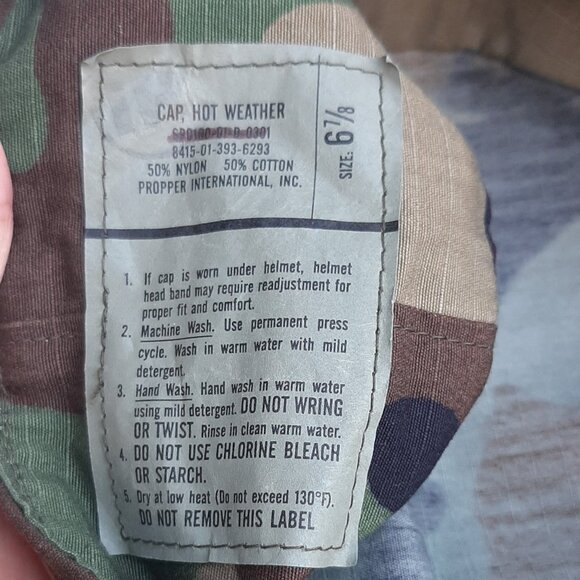 Camouflage Hat - Picture 6 of 6